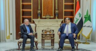 السامرائي يستقبل السفير الأسترالي في بغداد ويبحثان تعزيز العلاقات الثنائية والتعاون المشترك ومناقشة تطورات الأوضاع الإقليمية وأهمية دعم الاستقرار في العراق والمنطقة