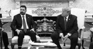 ترامب من البيت الأبيض: الزيدي قائد رائع وسيبقى طويلاً في السلطة.. لا حاجة لوجود عسكري أمريكي بالعراق وشركاتنا ستستثمر في نفطه